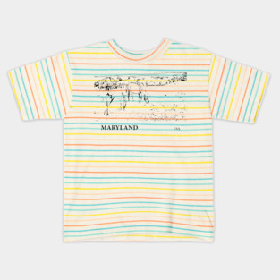 Maryland USA Kids T-Shirt