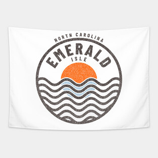 Emerald Isle, North Carolina Waves and Sunrise Tapestry