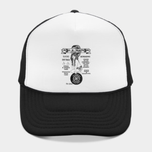 Defunct Pos-A-Traction Car Racing Tires Hat