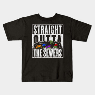Straight Outta The Sewers Kids T-Shirt