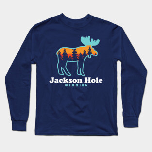 Jackson Hole Wyoming Long Sleeve T-Shirt