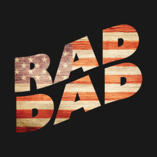 Rad Dad Us Flag Father's Day T-Shirt