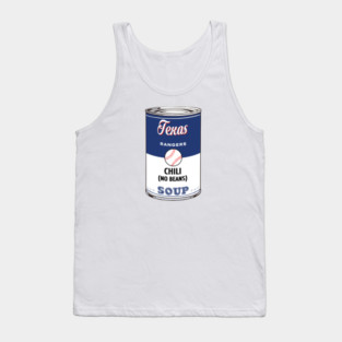 Texas Rangers Soup Can Tank Top
