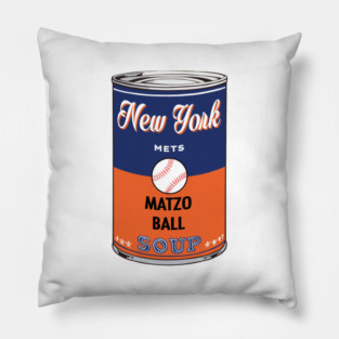 New York Mets Soup Can Pillow