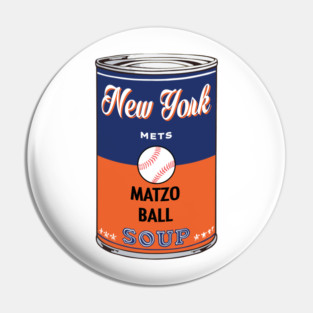 New York Mets Soup Can Pin