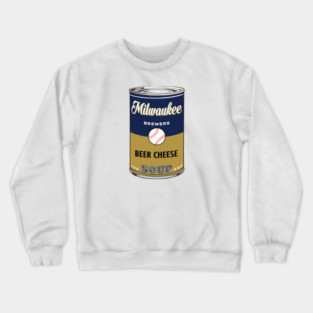 Milwaukee Brewers Soup Can Crewneck Sweatshirt