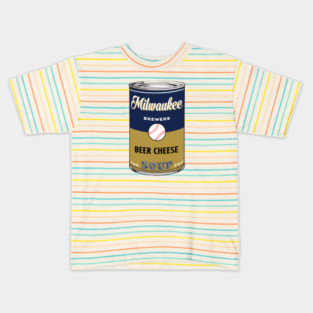 Milwaukee Brewers Soup Can Kids T-Shirt