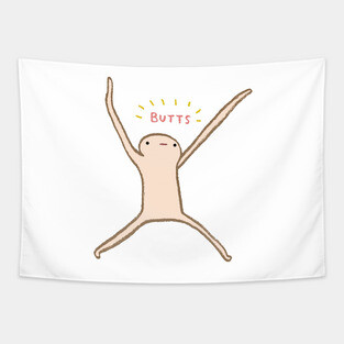 Honest Blob - Butts Tapestry