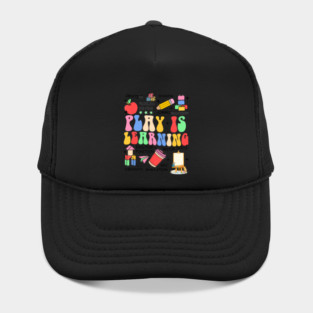 Retro Play Is Learning Kindergarten Teacher Daycare Hat