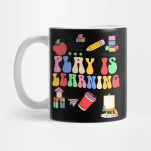 Retro Play Is Learning Kindergarten Teacher Daycare Mug