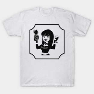 JENALOPE pineapple and Wine T-Shirt