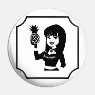 Jenalope pineapple Pin