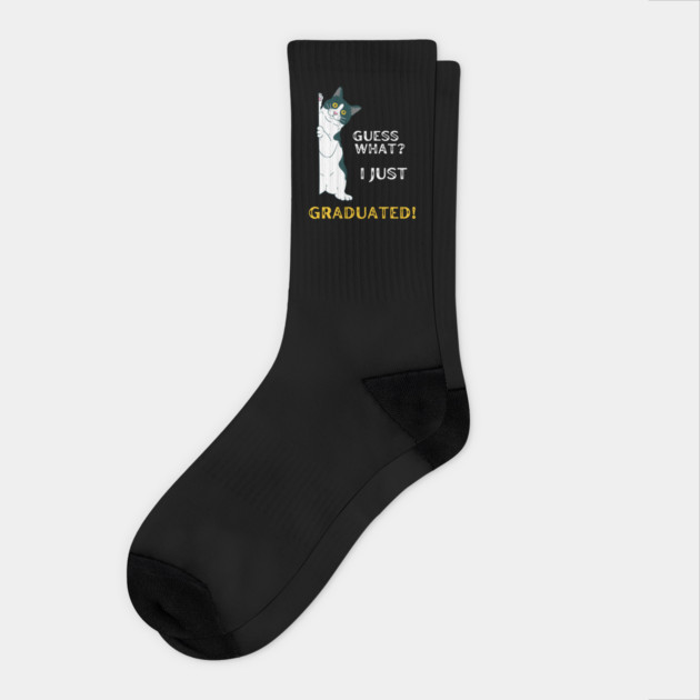 Guess What? I Just Graduated! Socks by MakerMind8.2