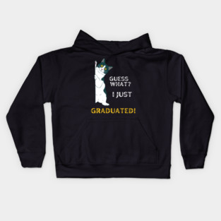 Guess What? I Just Graduated! Kids Hoodie