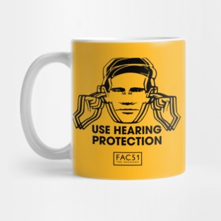 Use Hearing Protection Factory Records Mug