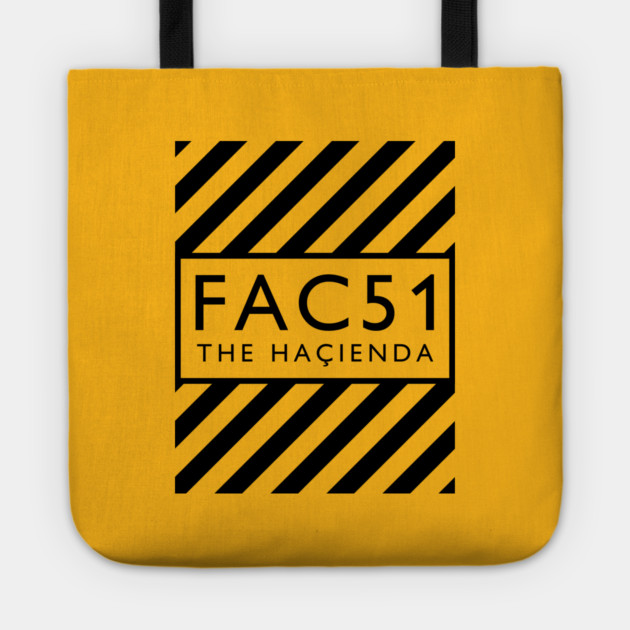 Factory Records Hacienda FAC51 Tote by Timeless Chaos