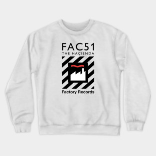 Factory Records Hacienda Design Crewneck Sweatshirt
