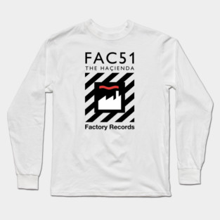 Factory Records Hacienda Design Long Sleeve T-Shirt