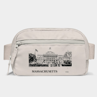 Massachusetts State USA Bag