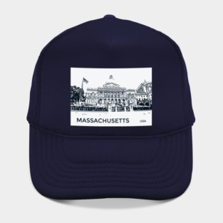 Massachusetts State USA Hat
