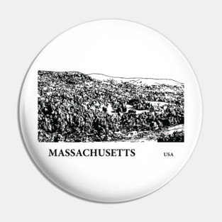 Massachusetts USA Pin