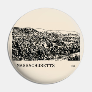 Massachusetts USA Pin