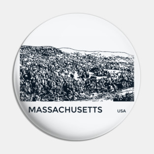 Massachusetts USA Pin