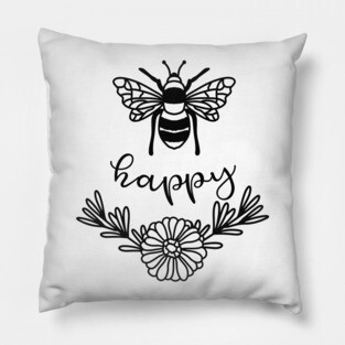Bee Happy Pillow