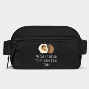 Guinea Pig Talking To Bag