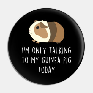 Guinea Pig Talking To Pin