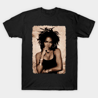 Lauryn Hill 80s 90s // Vintage Distressed T-Shirt