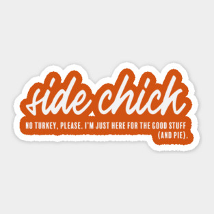 Side Chick Sticker