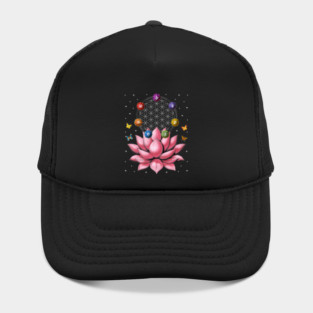 Lotus Flower Of Life Chakras Hat