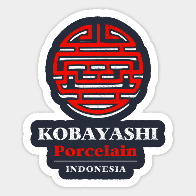 Kobayashi Porcelain Indonesia Sticker by dumbshirts