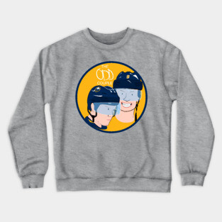The Odd Couple Jeff Skinner and Jack Eichel Buffalo Sabres Crewneck Sweatshirt