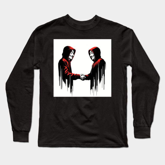 The Plan Long Sleeve T-Shirt by Hack The Planet