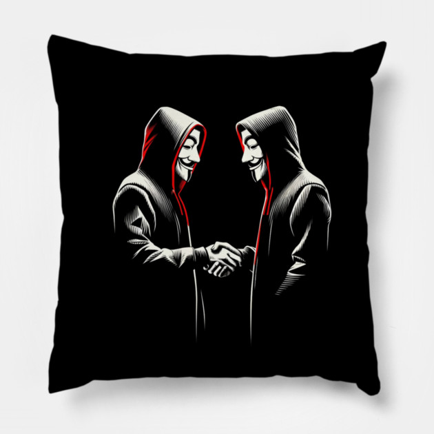 Anonymous Plan Pillow by Hack The Planet