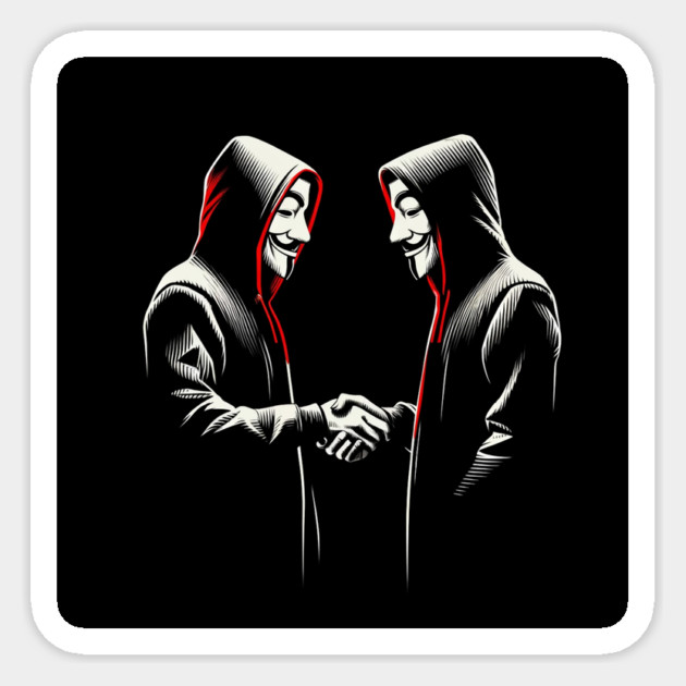 Anonymous Plan Sticker by Hack The Planet