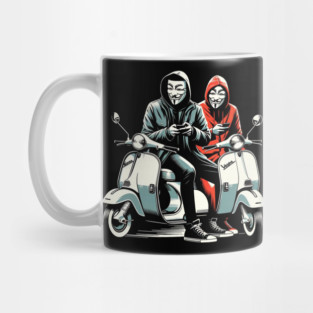 Hackers on Scooters Mug