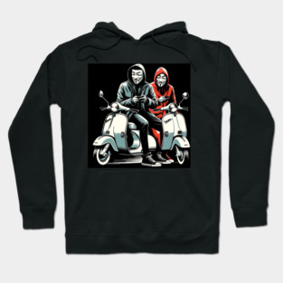 Hackers on Scooters Hoodie
