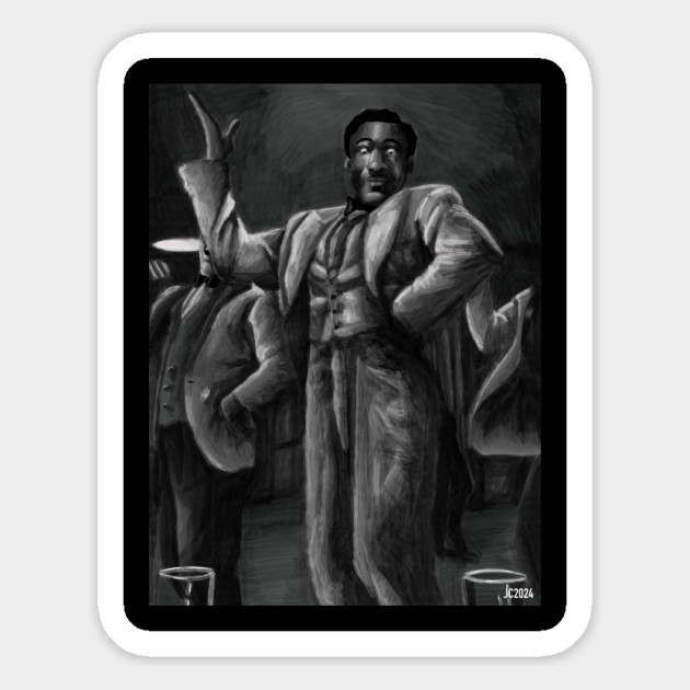 Childish Gambino "Little Foot Big Foot" painting (digital) Magnet by StagArtStudios