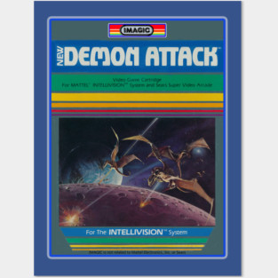 Demon Attack - Imagic - Hydra Cover - The Intellivision 125 Posters and Art