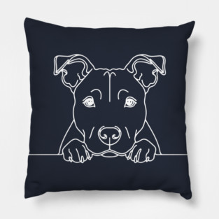 Cute Pit Bull Pillow