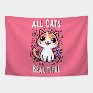 all cats beautiful Tapestry