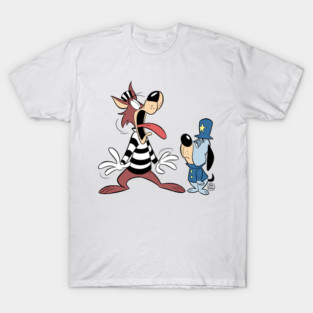 WOLF AND DOG CLASSIC CARTOON CHARACTERS STYLE T-Shirt