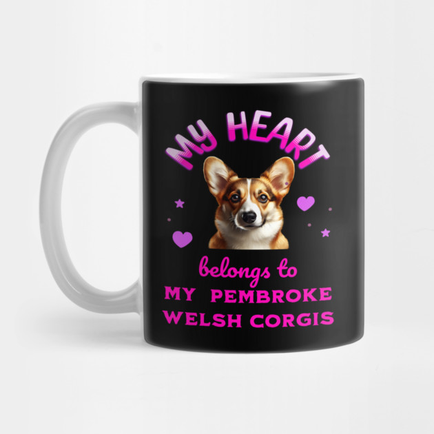 My Heart Belongs to my Pembroke Welsh Corgis by BirdsnStuff