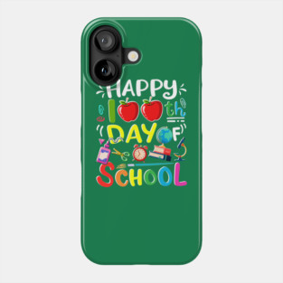 happy 100 days of school Phone Case
