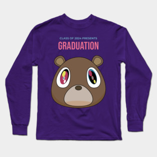 Class of 2024  - Graduation Bear Long Sleeve T-Shirt