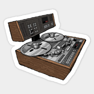 Retro Tape Recorder Magnet