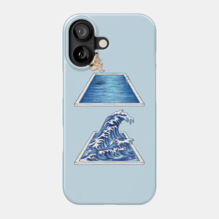 Kanagawa Sumo Splash Phone Case